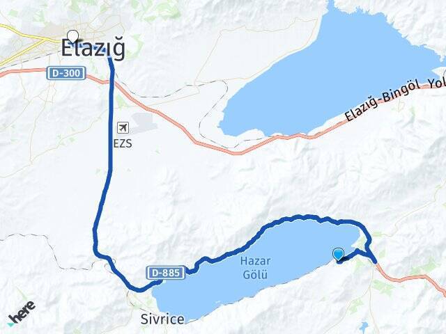 Plajköy Elazığ Otogarı Arası Kaç Km - Yol Tarifi