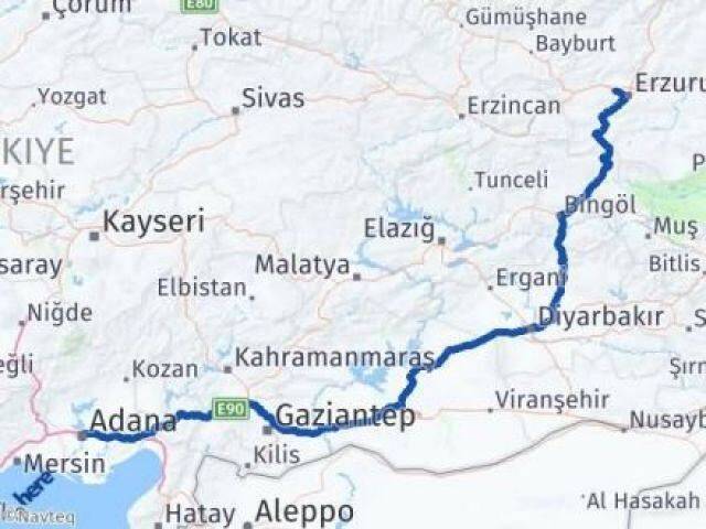 Aziziye Adana Arası Kaç Km - Yol Tarifi
