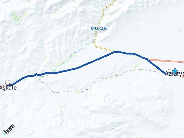 Ilıca Aşkale Arası Kaç Km - Yol Tarifi