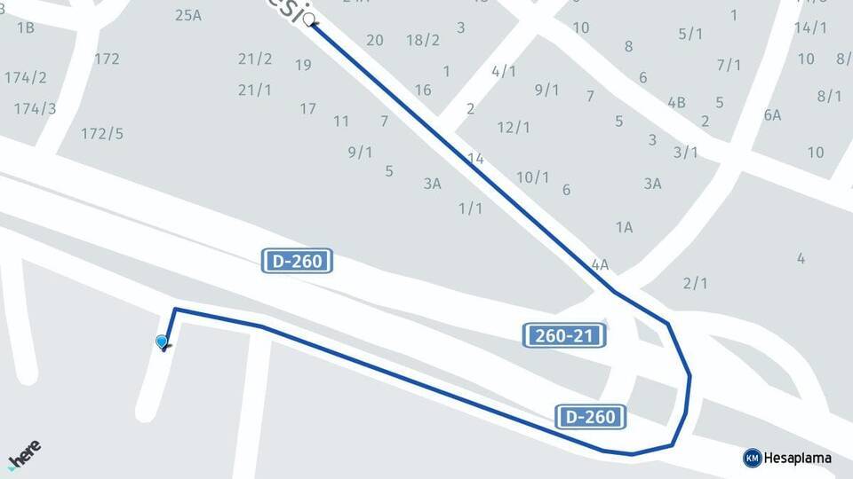 Ilıca Aziziye Arası Kaç Km - Yol Tarifi