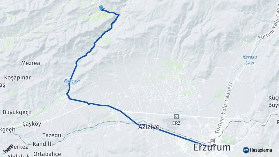 Rizekent Erzurum Arası Kaç Km - Yol Tarifi