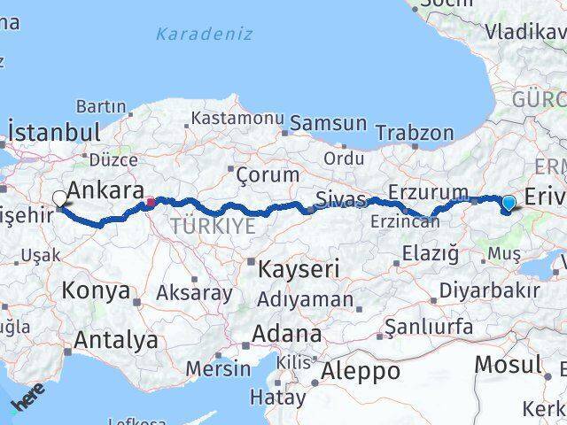 Karayazı Eskişehir Arası Kaç Km - Yol Tarifi