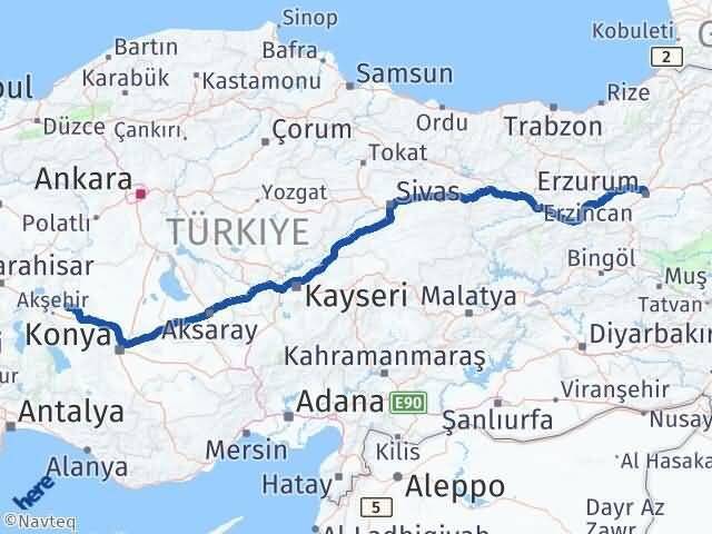 Erzurum Tuzlukçu Arası Kaç Km - Yol Tarifi