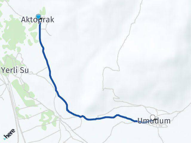 Aktoprak Umudum Arası Kaç Km - Yol Tarifi