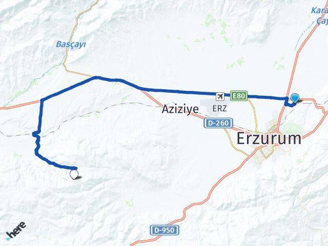 Ömer Nasuhi Bilmen Palandöken Arası Kaç Km - Yol Tarifi