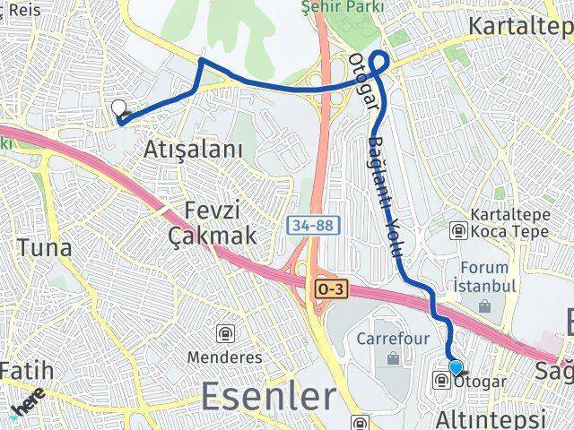 Esenler Otogarı Havaalanı Arası Kaç Km - Yol Tarifi
