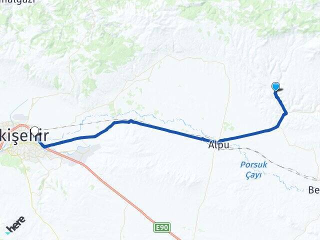 Büğdüz Eskişehir Otogarı Arası Kaç Km - Yol Tarifi