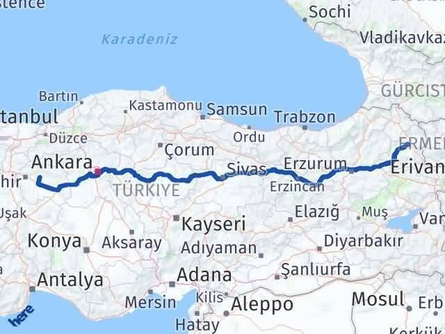 Alpu Kars Arası Kaç Km - Yol Tarifi