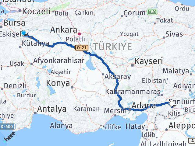 İnönü Gaziantep Arası Kaç Km - Yol Tarifi