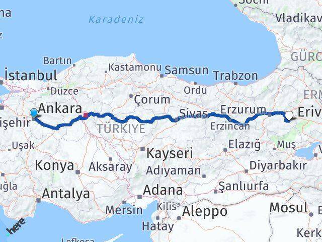 Eskişehir Karayazı Arası Kaç Km - Yol Tarifi