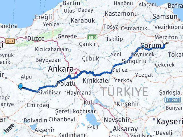 Mahmudiye Amasya Arası Kaç Km - Yol Tarifi