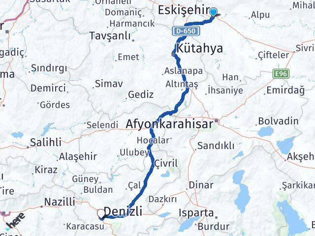 Eskişehir Merkezefendi Arası Kaç Km - Yol Tarifi