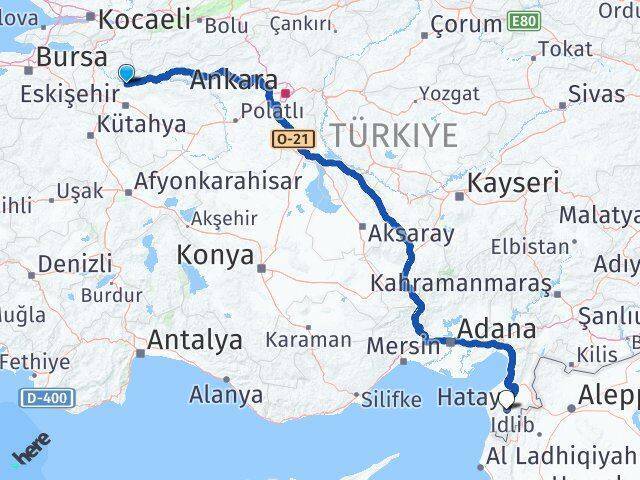 Mihalgazi Hatay Arası Kaç Km - Yol Tarifi