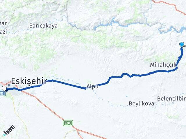 İkizafer Osmangazi Üniversitesi Arası Kaç Km - Yol Tarifi