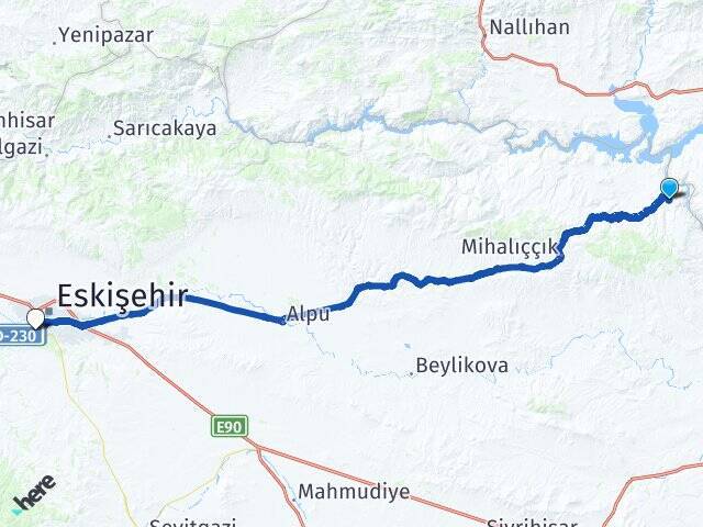 Sekiören Osmangazi Üniversitesi Arası Kaç Km - Yol Tarifi