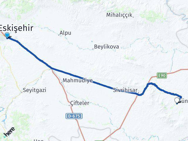 71 Evler Günyüzü Arası Kaç Km - Yol Tarifi