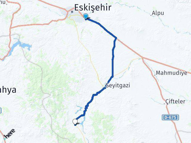 71 Evler Kırka Arası Kaç Km - Yol Tarifi