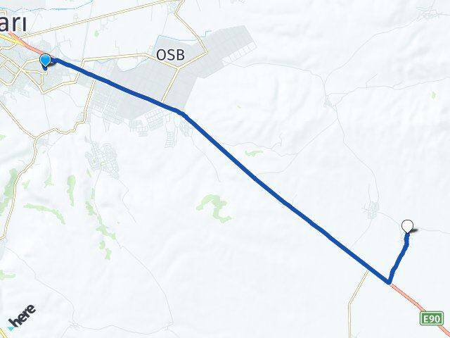 71 Evler Türkmentokat Arası Kaç Km - Yol Tarifi