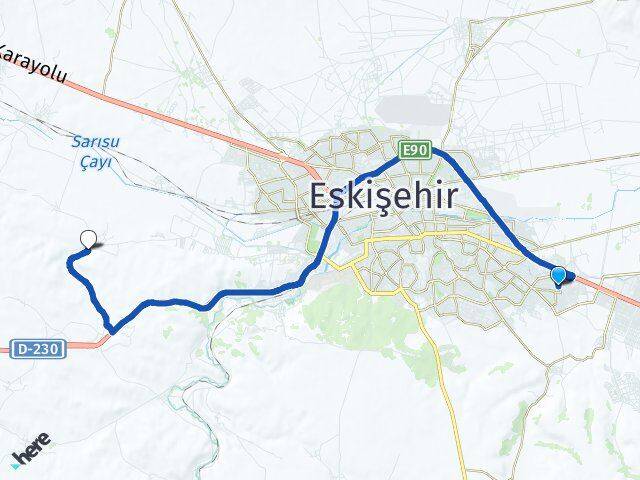 71 Evler Yusuflar Arası Kaç Km - Yol Tarifi