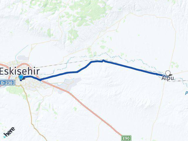 Yıldıztepe Alpu Arası Kaç Km - Yol Tarifi