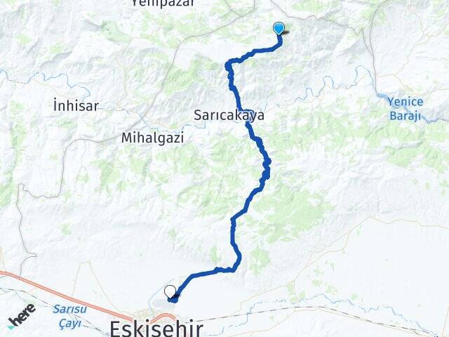 Beyyayla Eskişehir Teknik Üniversitesi Arası Kaç Km - Yol Tarifi