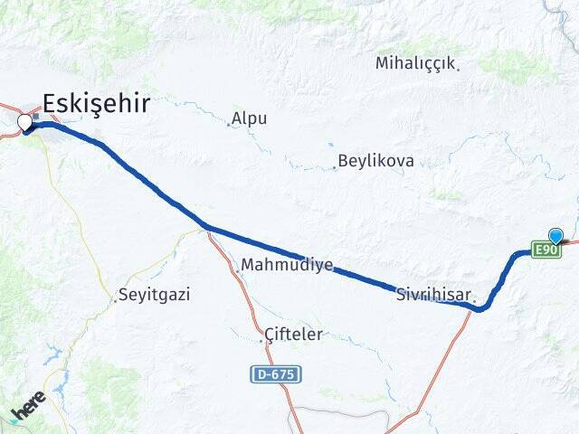 Oğlakçı Osmangazi Üniversitesi Arası Kaç Km - Yol Tarifi