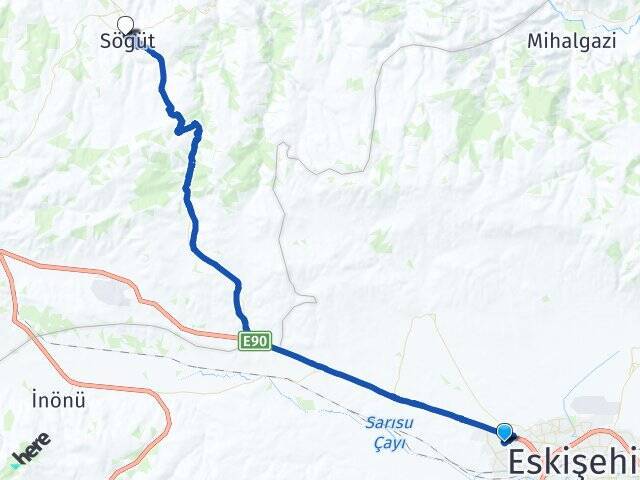 Batıkent Söğüt Arası Kaç Km - Yol Tarifi