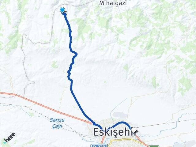 Çalkara Eskişehir Otogarı Arası Kaç Km - Yol Tarifi
