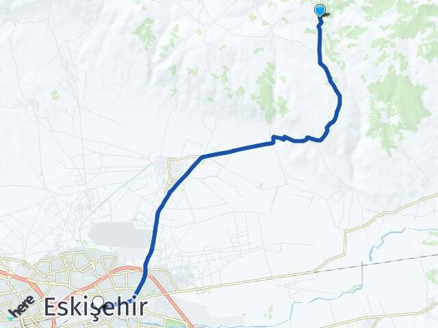 Karadere Eskişehir Tren Garı Arası Kaç Km - Yol Tarifi