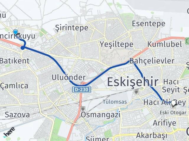 Zincirlikuyu Eski Otogar Arası Kaç Km - Yol Tarifi