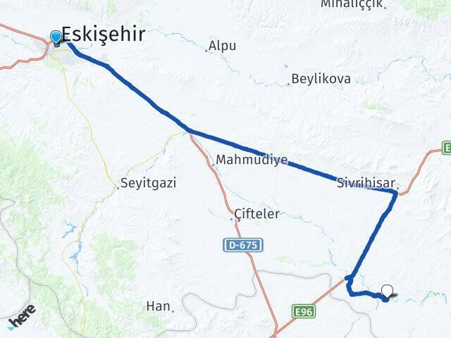 Eskişehir Tren Garı Buhara Arası Kaç Km - Yol Tarifi