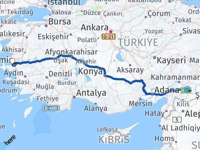 Gaziantep Balçova Arası Kaç Km - Yol Tarifi