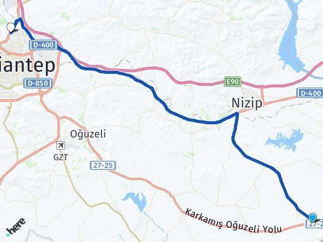 Soylu Gaziantep Arası Kaç Km - Yol Tarifi
