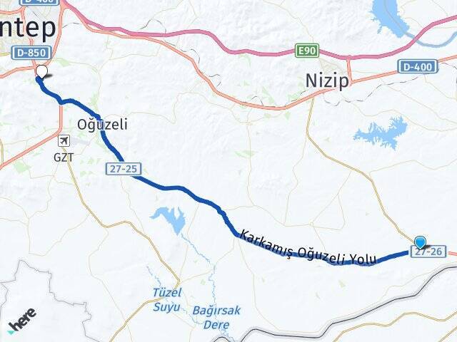 Soylu Hasan Kalyoncu Üniversitesi Arası Kaç Km - Yol Tarifi