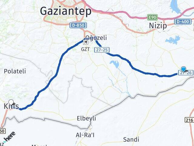 Soylu Kilis Arası Kaç Km - Yol Tarifi
