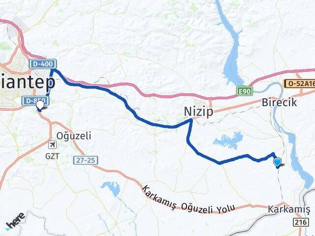Tosunlu Hasan Kalyoncu Üniversitesi Arası Kaç Km - Yol Tarifi