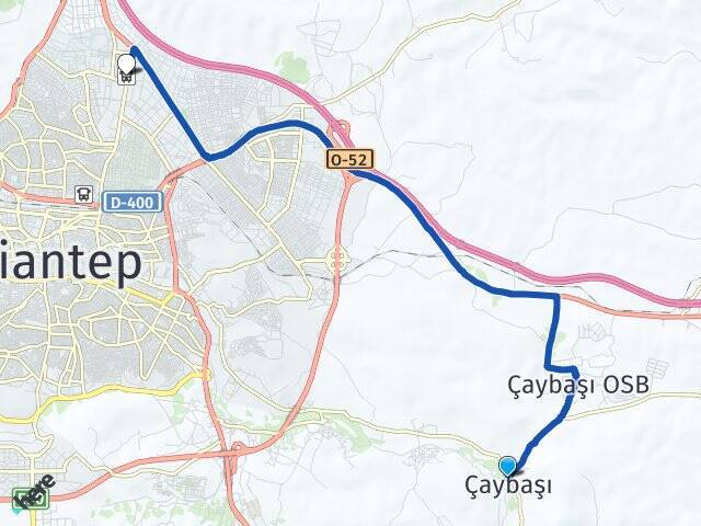 Çaybaşı Gaziantep Otogarı Arası Kaç Km - Yol Tarifi