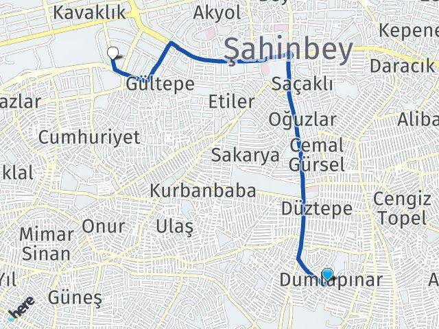 Dumlupınar Kolejtepe Arası Kaç Km - Yol Tarifi