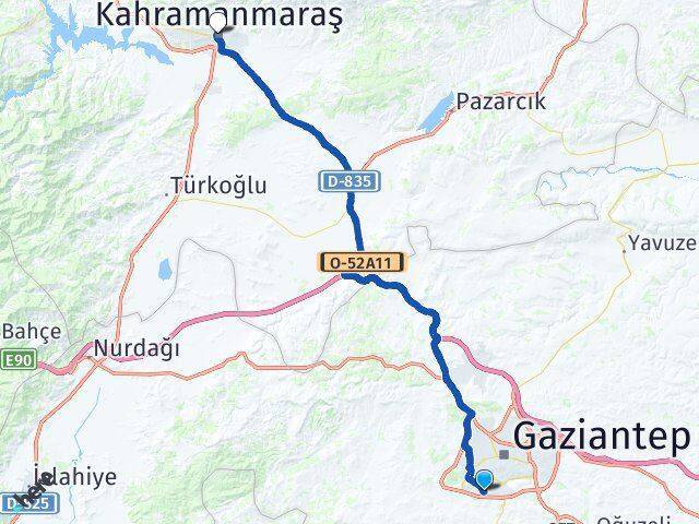 Karataş Kahramanmaraş Arası Kaç Km - Yol Tarifi