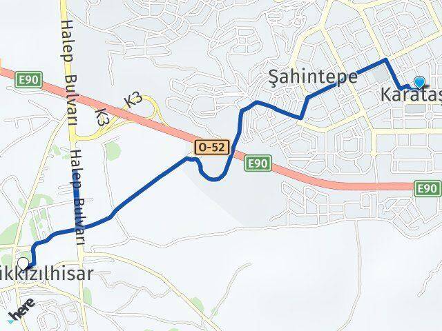 Karataş Küçükkızılhisar Arası Kaç Km - Yol Tarifi