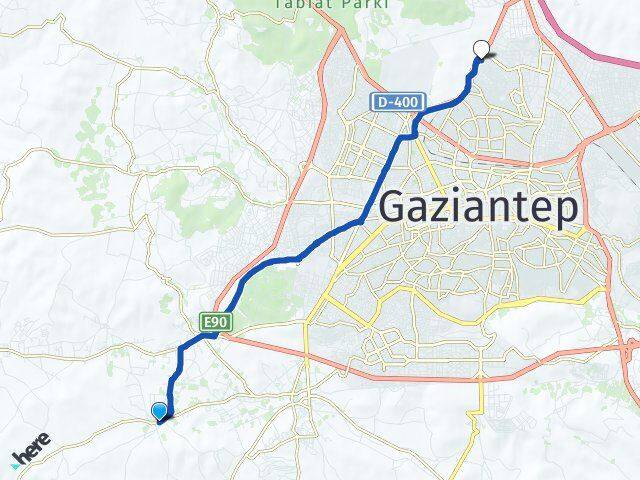 Serince Gaziantep Arası Kaç Km - Yol Tarifi