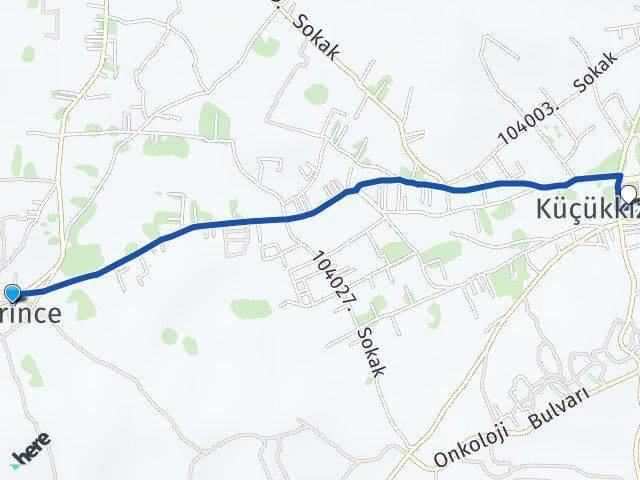 Serince Küçükkızılhisar Arası Kaç Km - Yol Tarifi