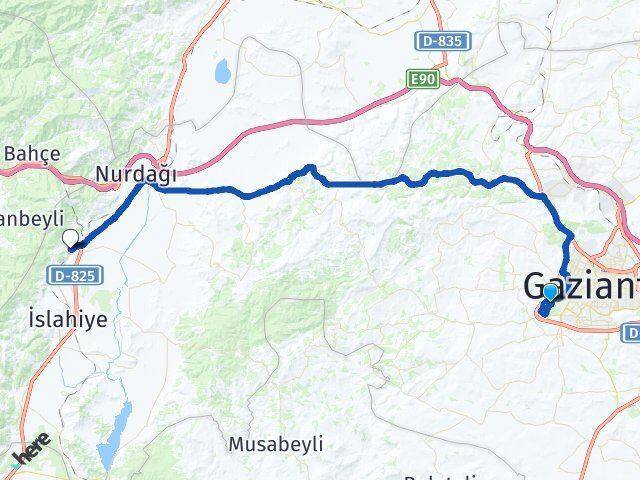 Yamaçtepe Fevzipaşa Arası Kaç Km - Yol Tarifi