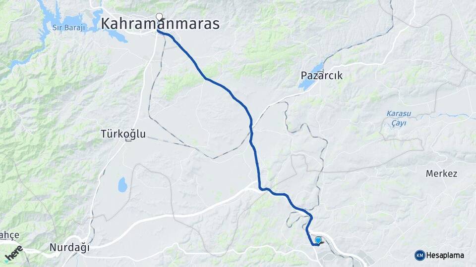 Aktoprak Kahramanmaraş Arası Kaç Km - Yol Tarifi