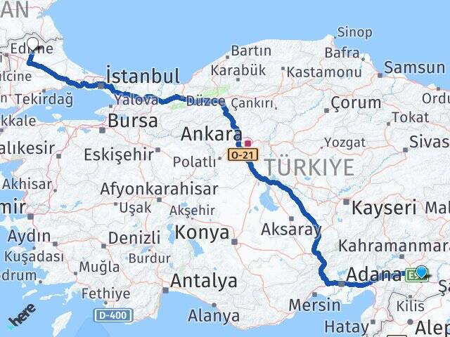 Gazikent Kırklareli Arası Kaç Km - Yol Tarifi