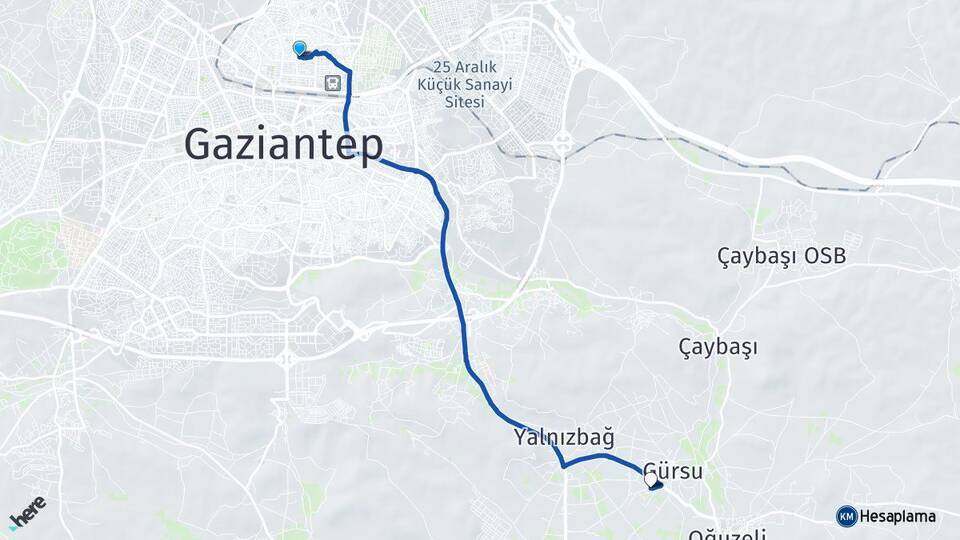 Karşıyaka Körkün Arası Kaç Km - Yol Tarifi