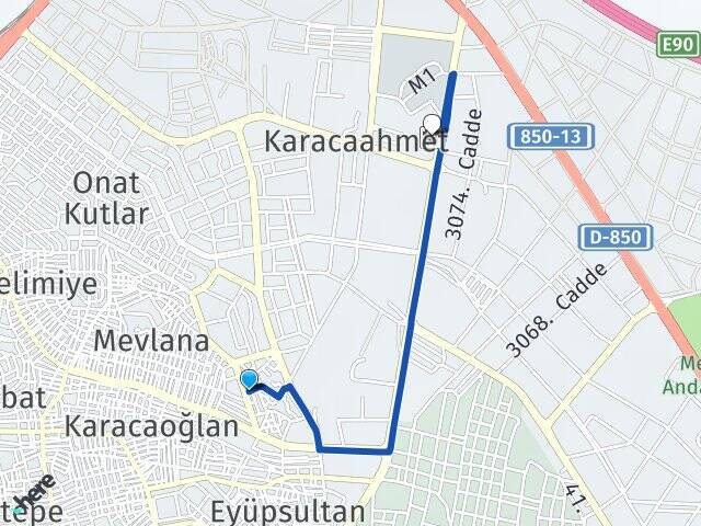 Merveşehir Gaziantep Otogarı Arası Kaç Km - Yol Tarifi