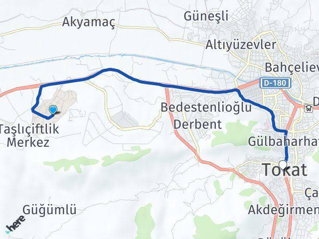 Gaziosmanpaşa Üniversitesi Tokat Arası Kaç Km - Yol Tarifi