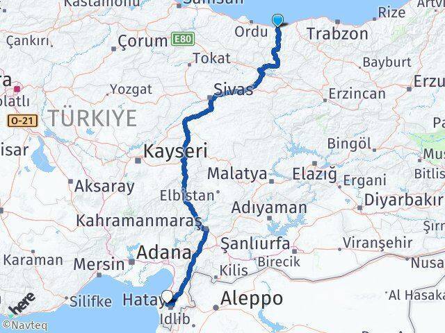 Aksu Antakya Arası Kaç Km - Yol Tarifi