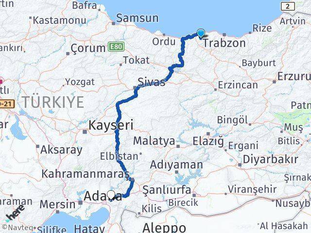 Çanakçı Osmaniye Arası Kaç Km - Yol Tarifi